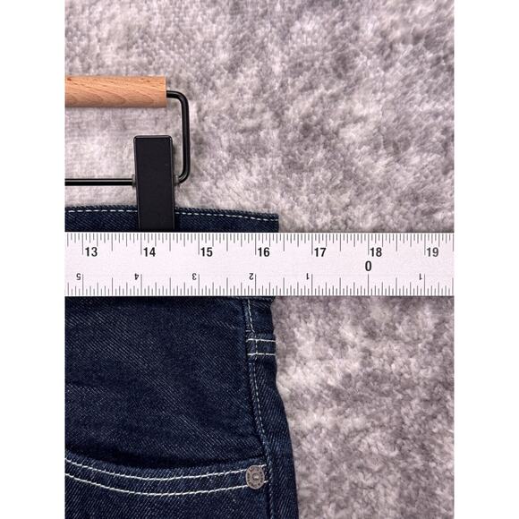 Levis Made & Crafted Jeans 30 Womens Column Pleated Dark Wash Denim - Picture 3 of 8